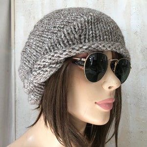 women winter hat Chemo Hats  Cancer hat  beanie Turbans  Head Covers Chemo Beanies womens hats BEIGE MIX