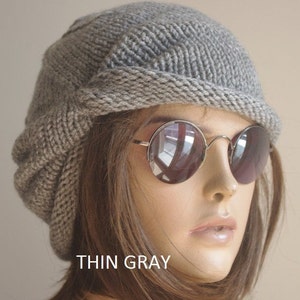 womens hats   winter  Chemo Hats  Cancer hats womens  cotton beanie Turbans  Head Covers Chemo hats for women child for Girls gray