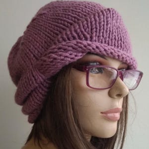 women winter hat Chemo Hats  Cancer hat beanie Turbans  Head Covers Chemo Beanies womens hats ROSE PINK