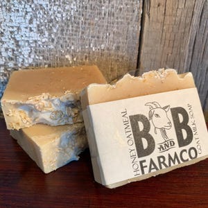 Goat Milk Bar Soap | Oatmeal Milk & Honey
