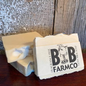 Goat Milk Bar Soap | Fragrance Free