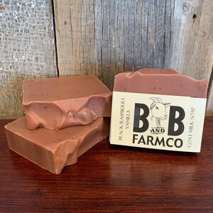 Goat Milk Bar Soap | Black Raspberry Vanilla