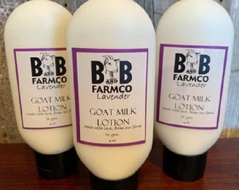 Moisturizing Floral Scent Natural Homemade  Goat Milk Lotion | Lavender