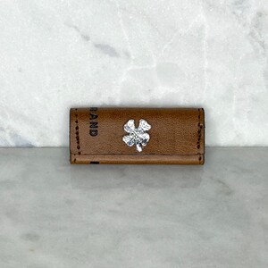 Just My Luck Brown Clutch