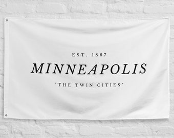 Minimalist Minneapolis Tapestry