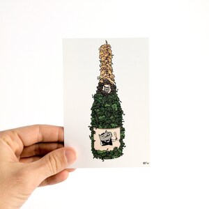 La Cuvée du Chat - Couleur - Carte Postale 10x15cm
