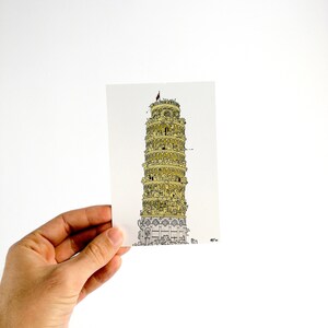 Matou de Pise - Carte Postale 10x15cm