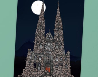 Chatédrale de Clermont-Ferrand - Carte Postale 10x15cm