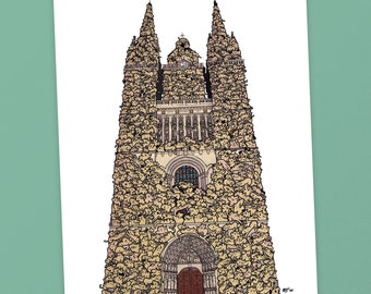 Chatédrale Angers- Carte Postale 10x15cm