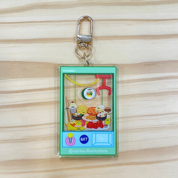 Korean Food Shaker Keychain