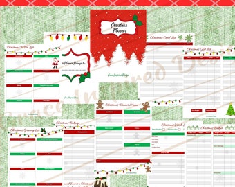 Christmas Planner, Christmas Holiday Planner, Christmas Event Planner, Christmas Activity Planner, Christmas Menu & Cooking Planner,