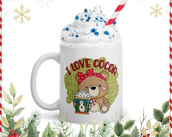 Kid's Hot Cocoa Mug, Kid's Christmas Mug, Kid's Hot Chocolate Mug, Christmas Gift for Kids, Child's Christmas Mug, Child's Christmas Gift,