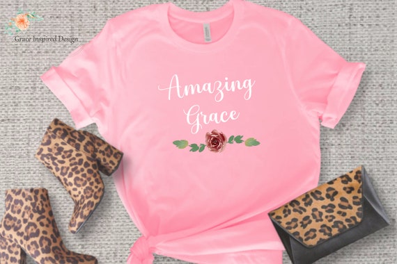 Amazing Grace Christian Religious Religion T-Shirt Gift Amazing Grace Christian Religious Religion T-Shirt Gift