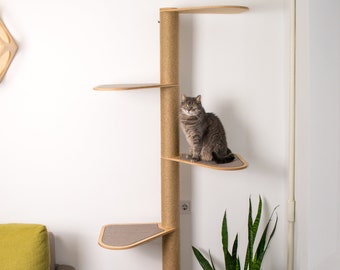 Cat tree Cat tower Cat scratcher Cat tree tower Cat tree for large cats Cat furniture Modern cat tree Wood cat tree Modern cat furniture