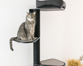 Black cat tree, Wall mounted cat tree, Cat tower with bed, Cat tree hammock, Corner cat tree, Sisal cat tree, White cat tree,Modern cat tree