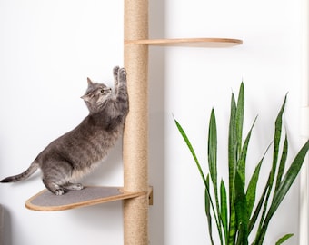 Cat tree for large cat, Cat tree for big cat, Floor to ceiling cat tree, Cat tower, cat tree tower, Cat tree, Tall cat tree, Wall cat tree