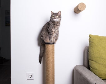 Cat scratcher Cat tree Cat scratching post Cat wall furniture for big cats Cat scratch tower Cat scratcher post Modern Cat scratcher tower