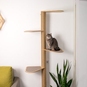 Cat tree Cat tower Cat scratcher Cat tree tower Cat tree for large cats Cat furniture Modern cat tree Wood cat tree Modern cat furniture
