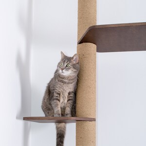 Floor to ceiling Cat tree Cat furniture Cat scratcher Cat bed Cat tree tower Modern cat tree Modern cat furniture Cat tree for large cats