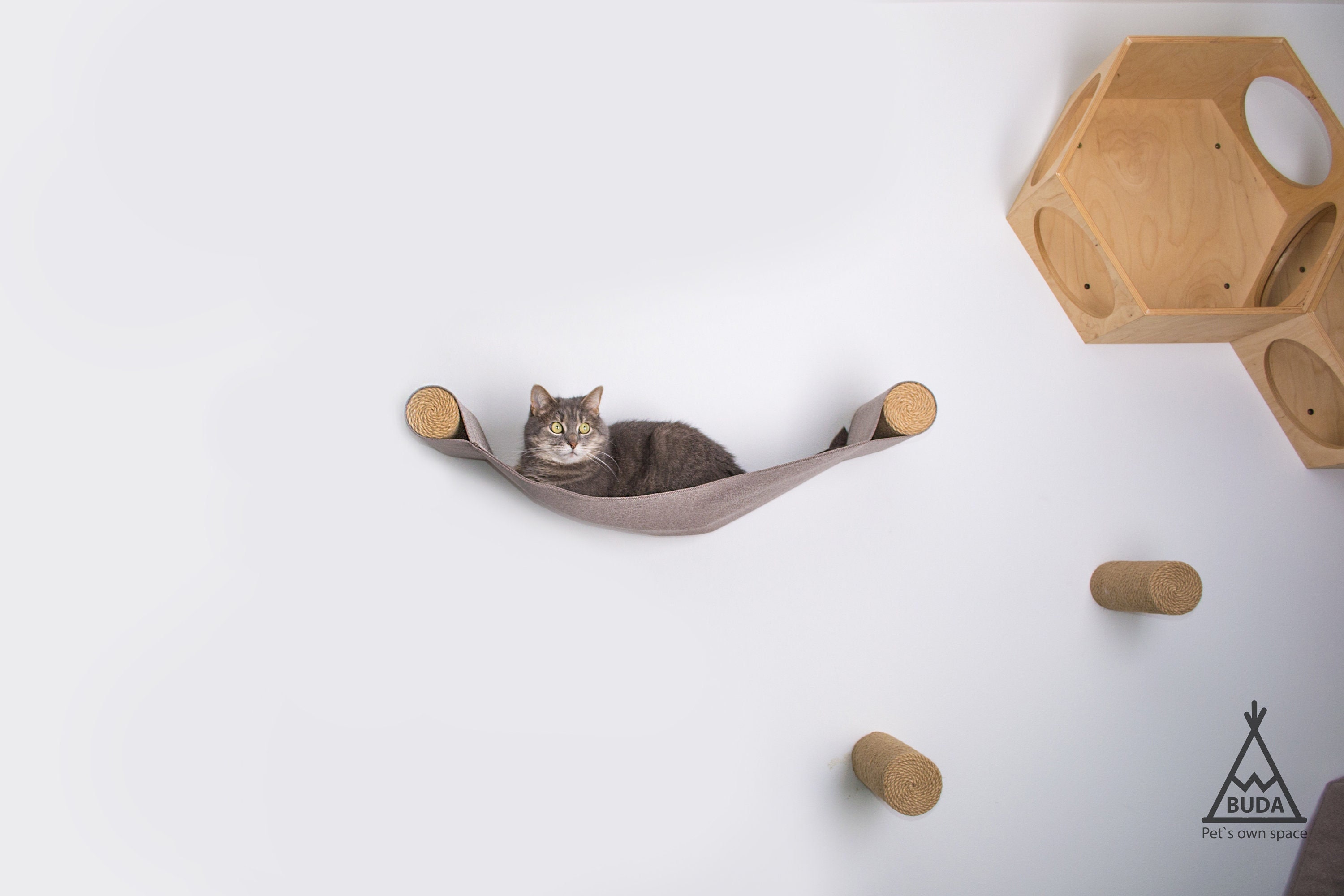 Hamaca de pared para gatos – Pulguitas.Pet