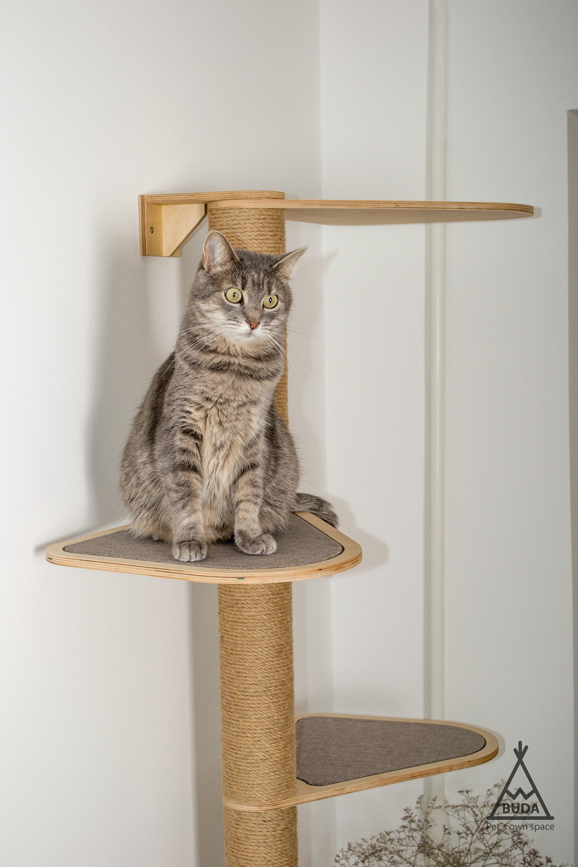 Tall Cat Tree Cat Wall Tree Cat Tree Tower Cat Tree Modern Cat Etsy UK