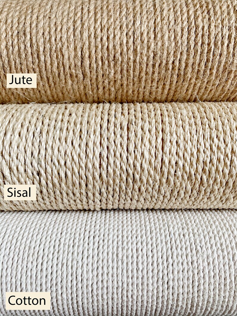 Cat Scratcher and Cat Bed and Cat Toys (3 in 1) cat shape, plywood base and cotton rope. Modern cat furniture cat scratching cat scratch image 10