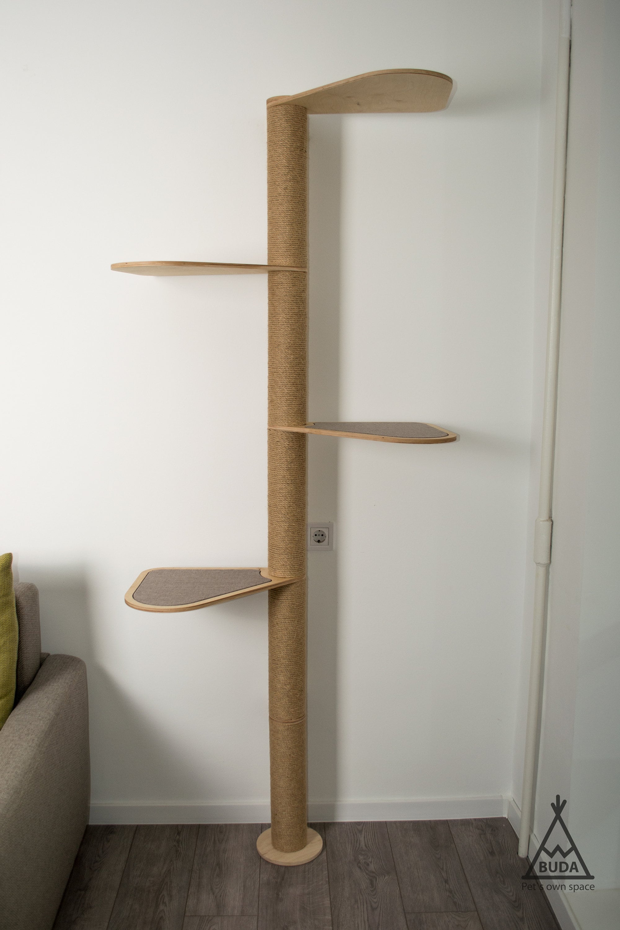 Tall Cat Tree Cat Wall Tree Cat Tree Tower Cat Tree Modern Cat Etsy UK