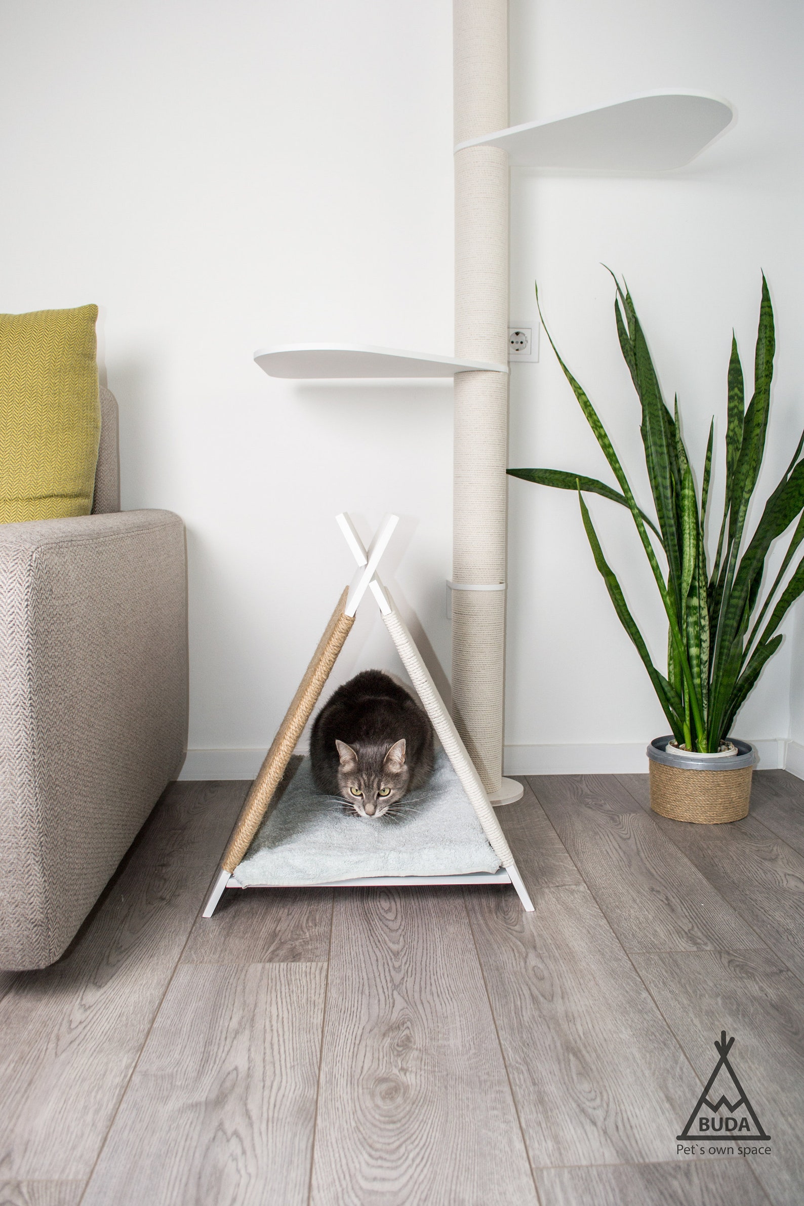 Modern Wooden Pet Furniture Minimalist Pet Furniture Unique Etsy