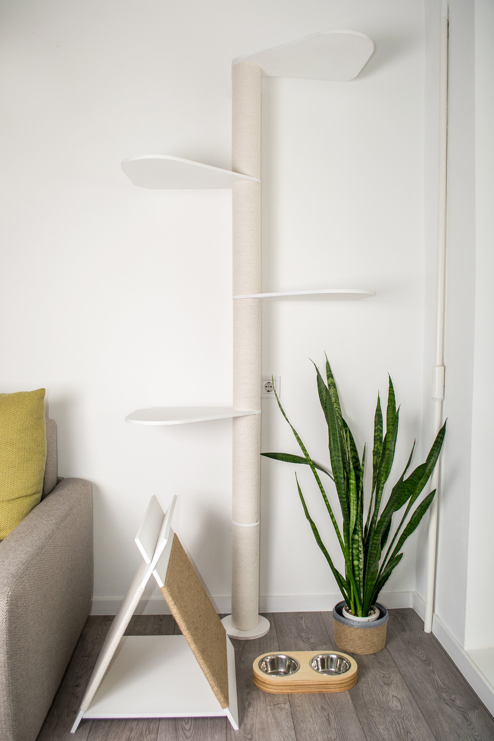 Tall Cat Tree Cat Wall Tree Cat Tree Tower Cat Tree Modern Cat Etsy UK