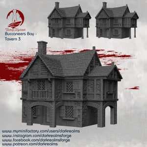 Buccaneers Bay Tavern 3 28mm