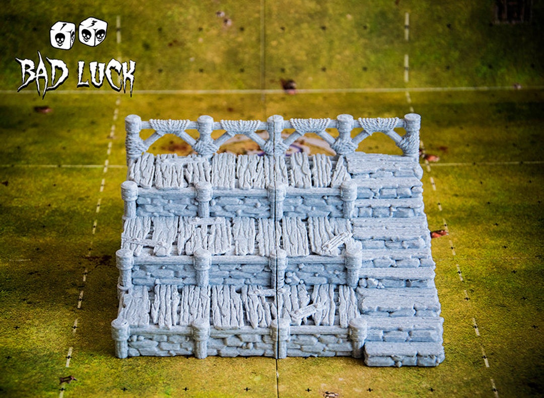 Fantasy Football Stadium Bleachers 3D Printed 13 Bad Luck Etsy