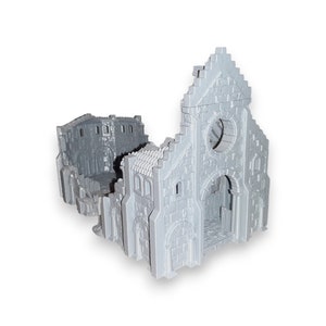 Arkenfel Stable Ruins Dark Realms Fantasy tabletop terrain wargaming 28mm Scale