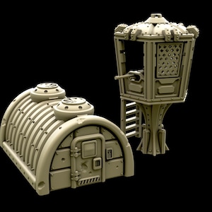 Sci-Fi Bunker with Outpost 28mm