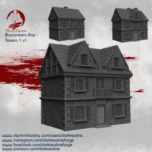 Buccaneers Bay Tavern 1 28mm