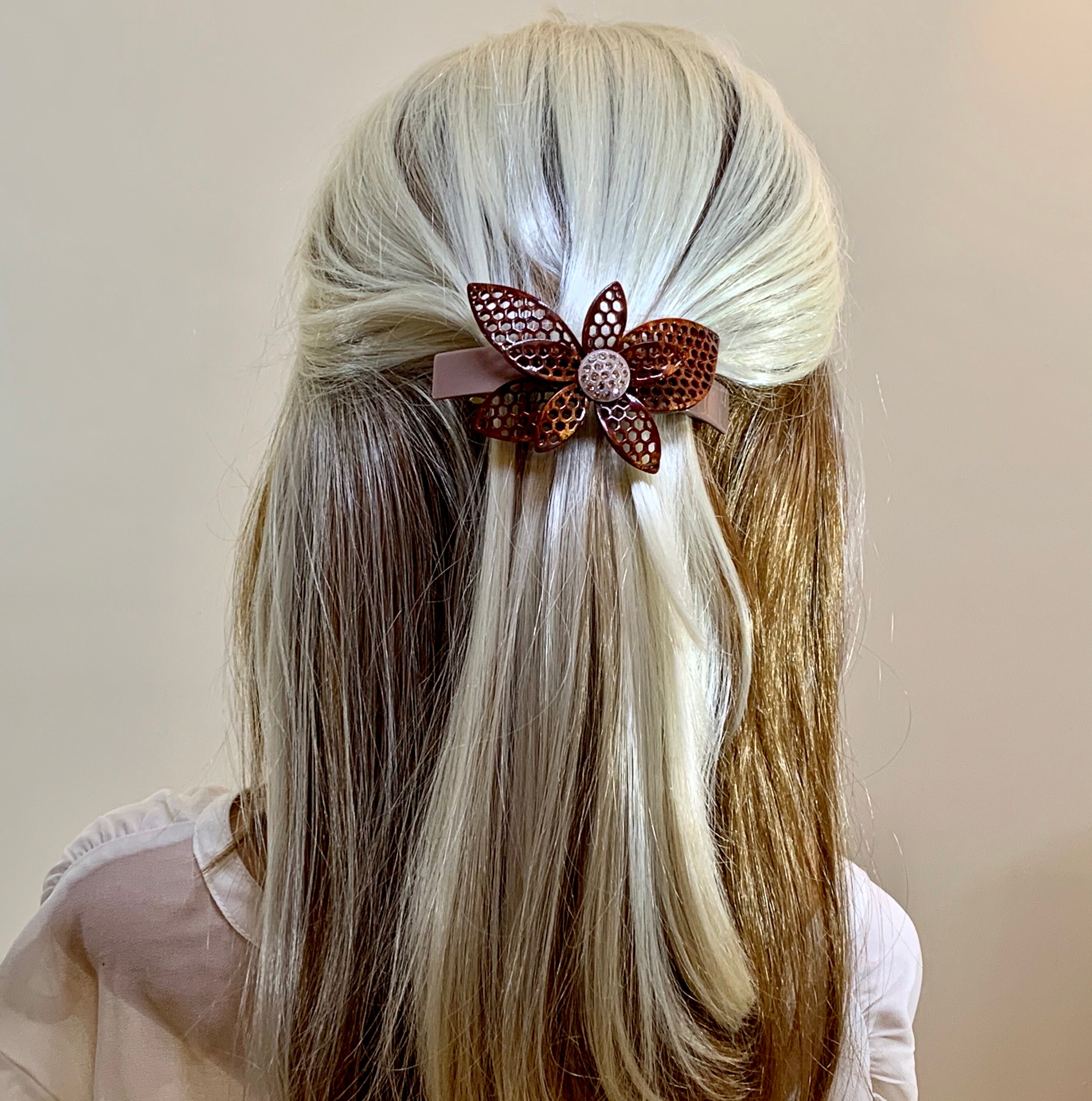 Hair Clip French Barrette Created in High Quality Acetate Etsy