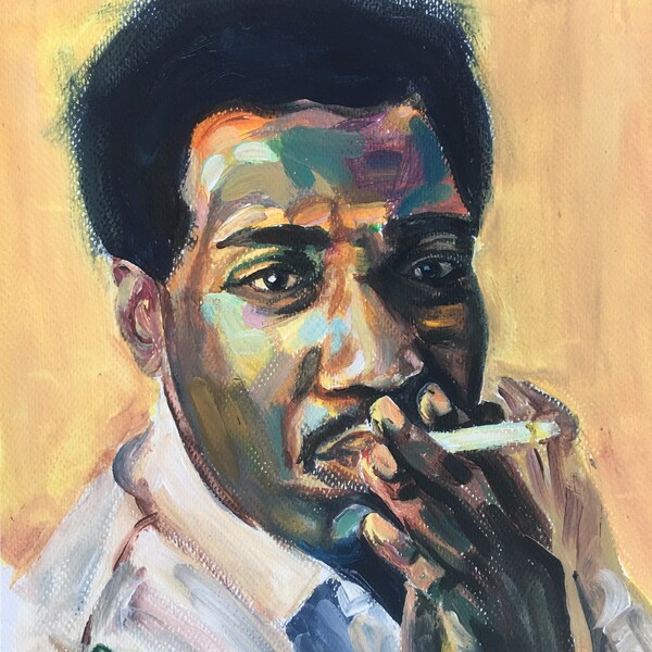 Otis Redding Fine Art Print in Multiple Sizes - Portrait Painting