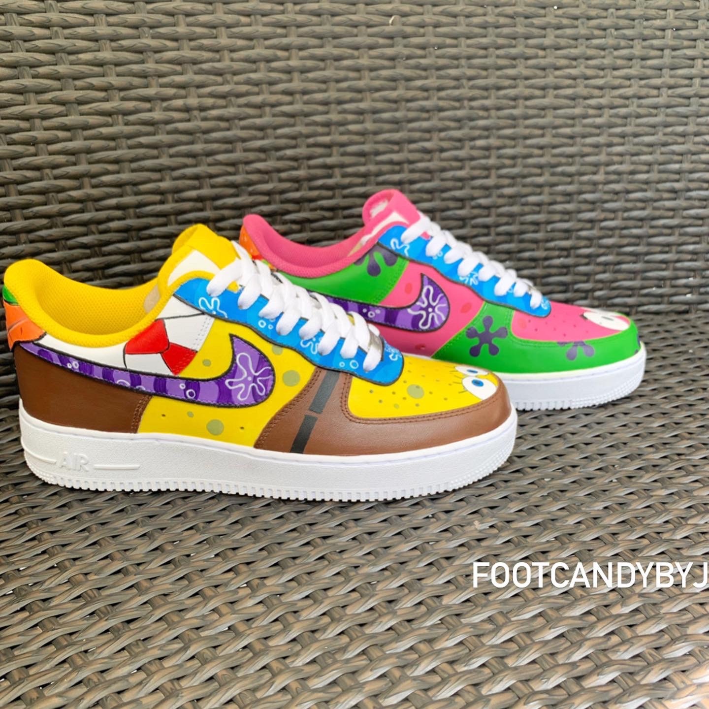 Custom Spongebob AF1 | Etsy