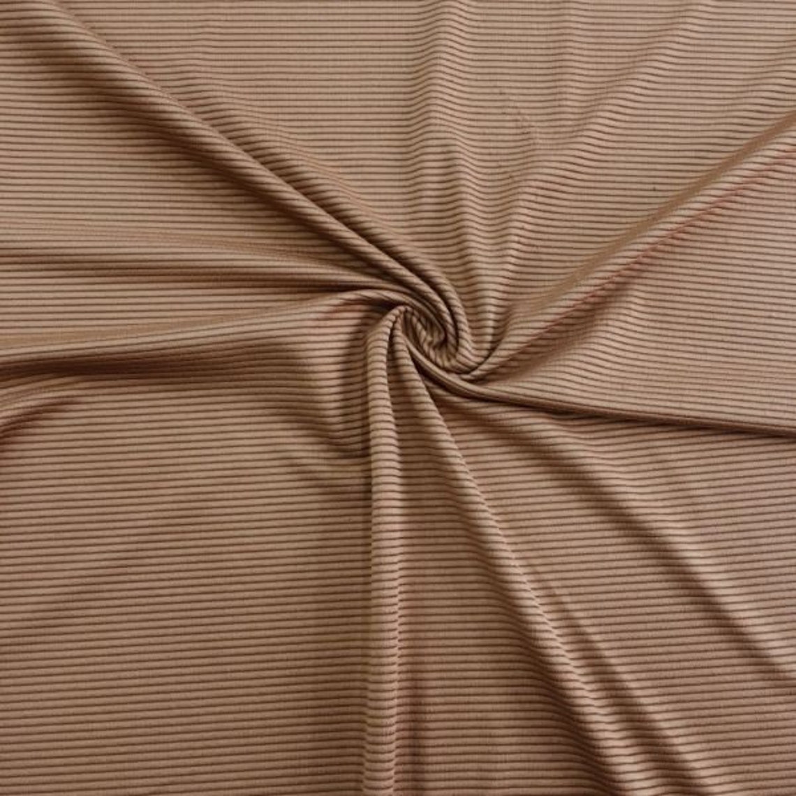 Onion Skin Color Knit Fabric Ribbed Knit Fabric Spandex Soft Etsy