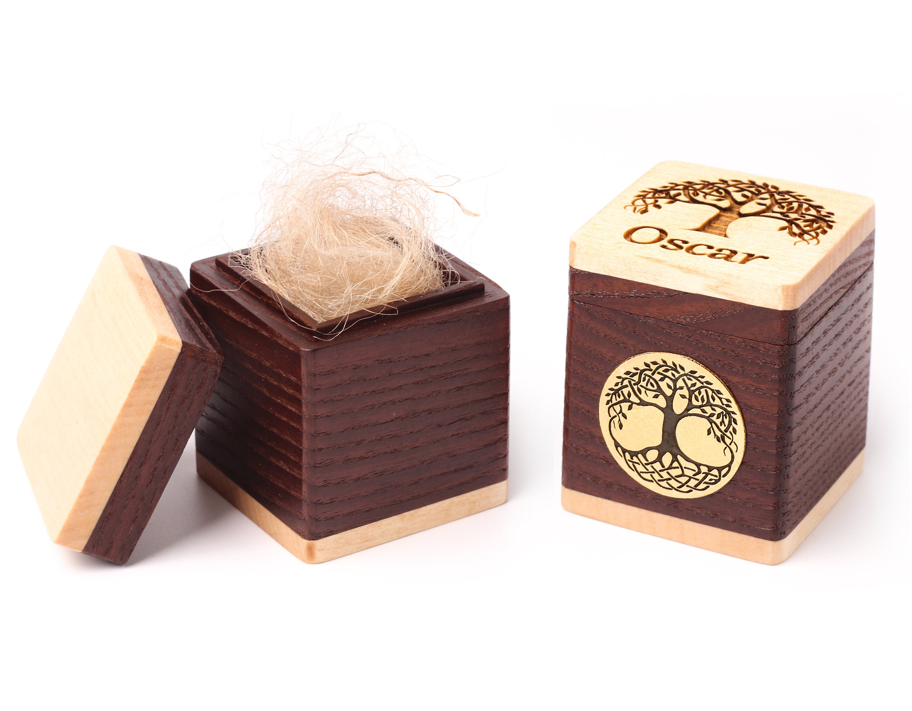 Pet fur keepsake box Small wooden box Dog parent gift Etsy