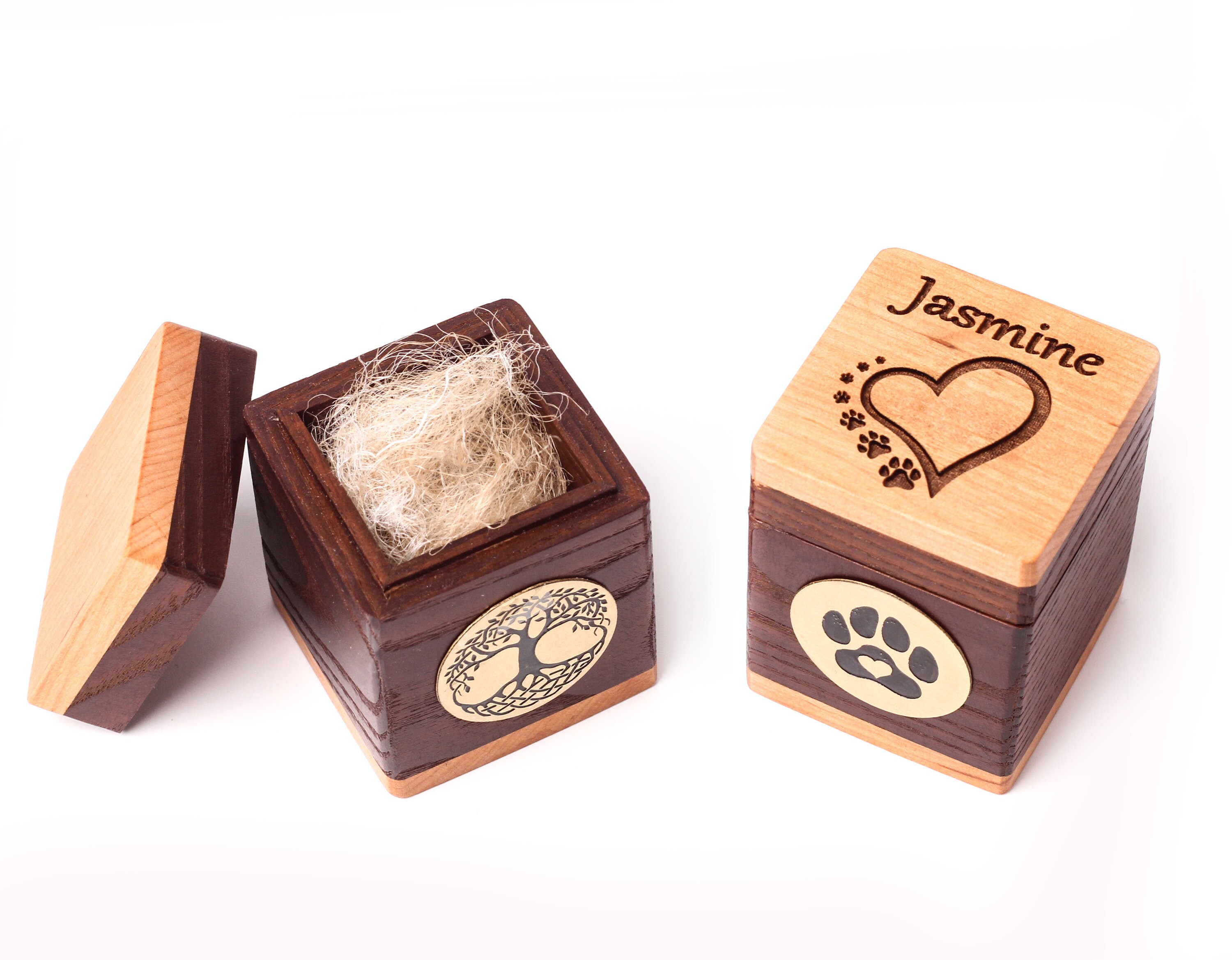Engraved memory box Pet hair memorial Weimaraner gifts Etsy
