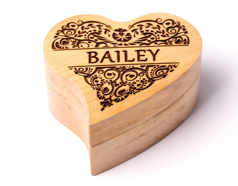 Small wooden box Pet fur keepsake box Dog parent gift Etsy