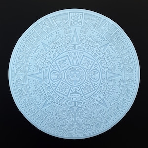 Silicone inlay mold - Maya Calendar