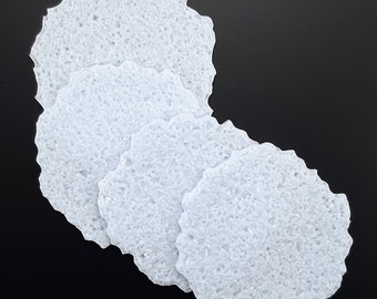 Druzy Geode silicone inlay molds - 4 pieces (each 4 1/6")