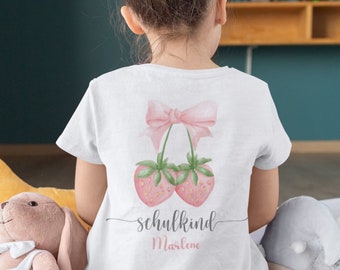 schulanfang mädchen shirt einschulung Mädchen erstklassig shirt geschenk einschulung personalisiert geschenk schuleinführung shirt schulkind