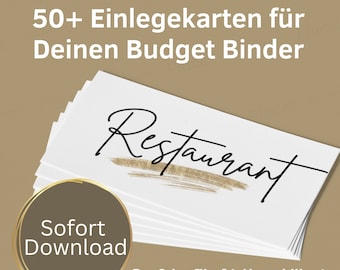50+ Deckblätter für Deinen Budget Binder - So kann die Spar Challenge beginnen! Für A6 Zipper Umschläge o. Klarsichtfolien #Umschlag Methode