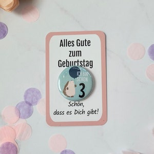 Geburtstag Button 3 Geburtstag Anstecker OHNE Nadel Geschenkidee Kind 3 Geburtstag Geschenk 3 Geburtstagsgeschenk Junge Geschenk Mädchen