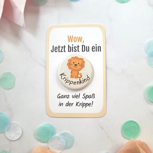 Bouton enfant crèche 2025 Badge enfant crèche sans aiguille Idées cartable crèche crèche début 2025 idées cadeaux cadeau début maternelle