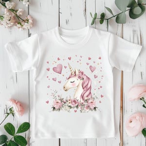 Unicorn T-Shirt Girls Birthday Shirt Unicorn Gift Unicorn Shirt Kids Birthday T-Shirt Girls Unicorn Shirt Gift Birthday