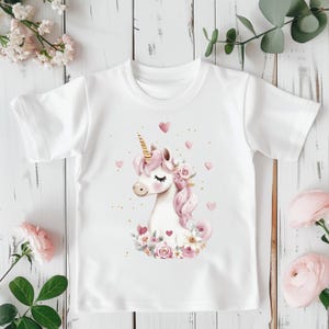 Birthday Unicorn T-Shirt Girl Birthday Shirt Unicorn Gift Unicorn Shirt Kids Birthday TShirt Girl Shirt Gift Birthday