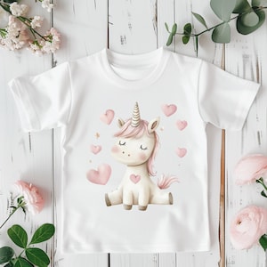 Unicorn Shirt Girls Birthday Shirt Unicorn Gift Unicorn T-Shirt Kids Birthday T Shirt Girls Unicorn Shirt Gift Birthday